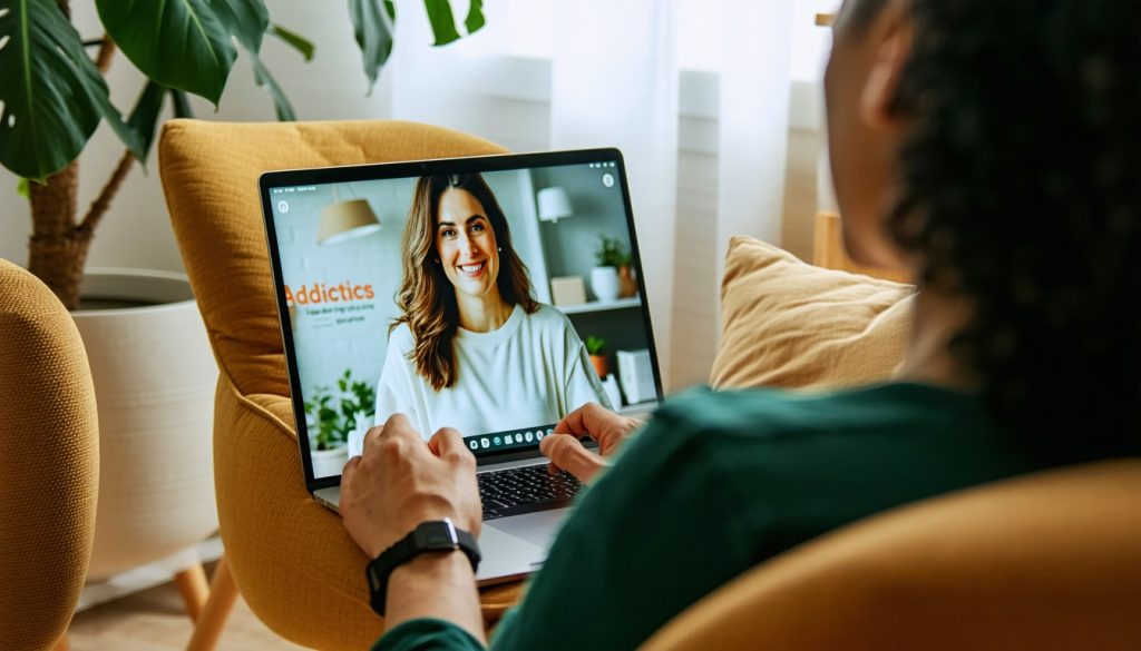 telehealth addiction counseling